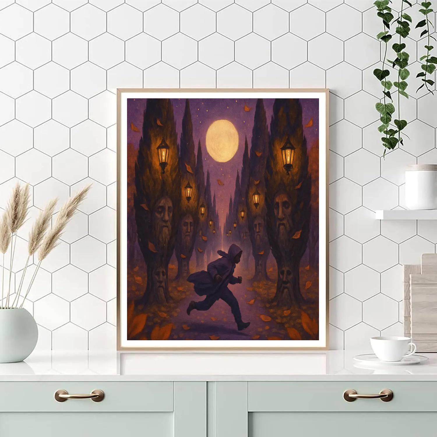 The Cypress Lamp Avenue Paint by numbers kits