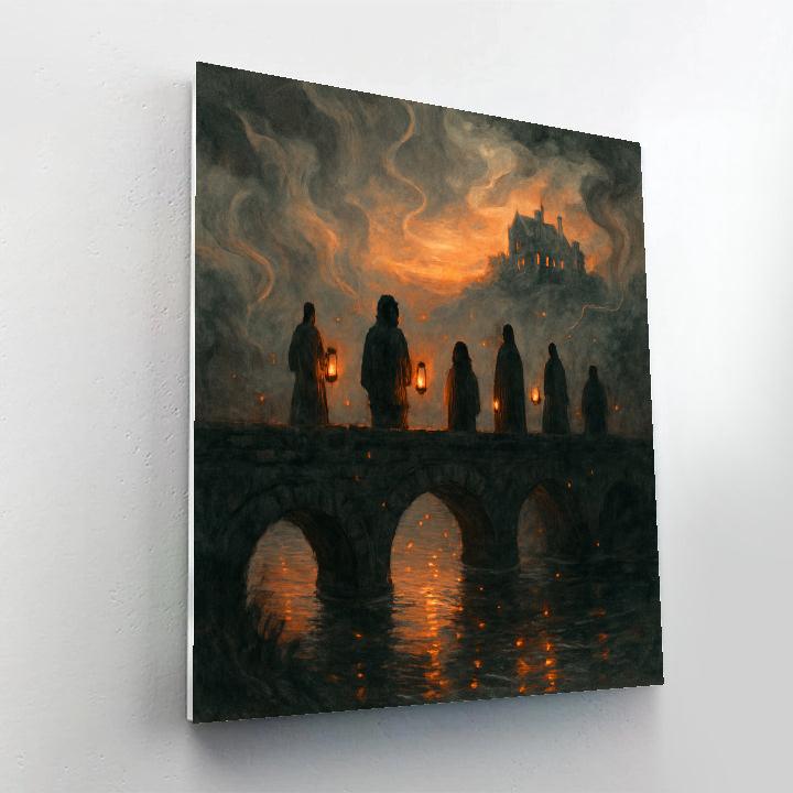 The Ember Bridge Vigil Paint by numbers kits