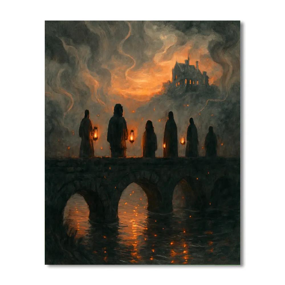 The Ember Bridge Vigil Paint by numbers kits