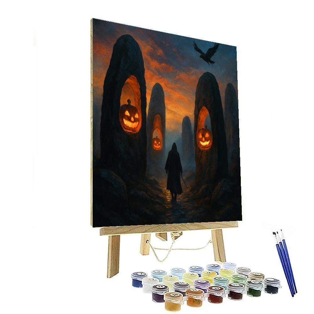 The Pumpkin Beacon Passage Numbered painting kits