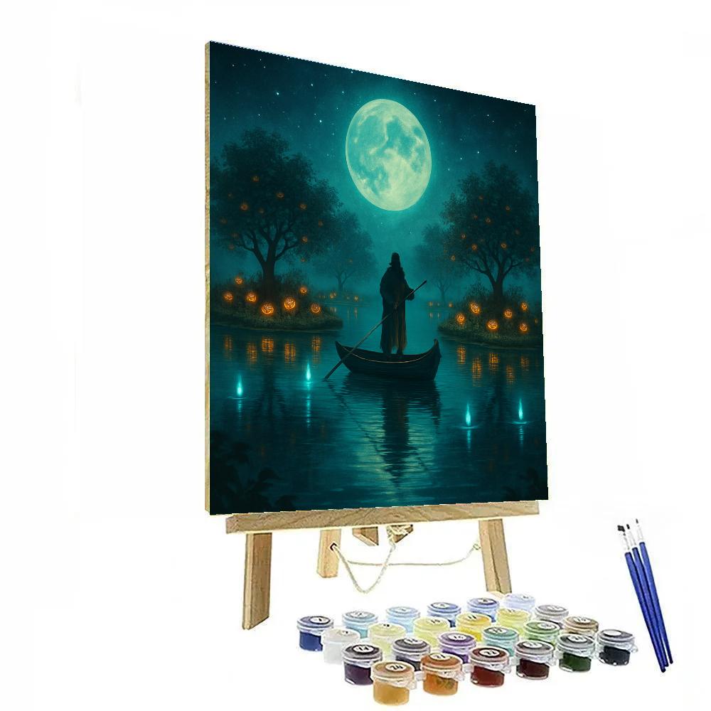 The Night Ferry Orchard painting number kit