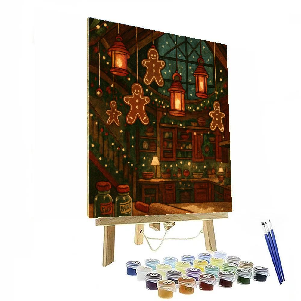 Frosted Ginger Lantern Loft DIY paint by numbers