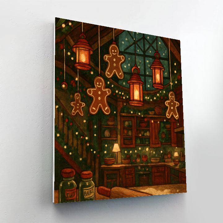 Frosted Ginger Lantern Loft DIY paint by numbers