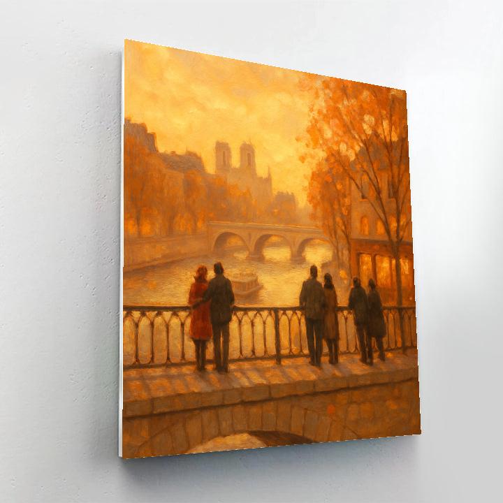 Golden Bridge Windowview Numbered painting kits