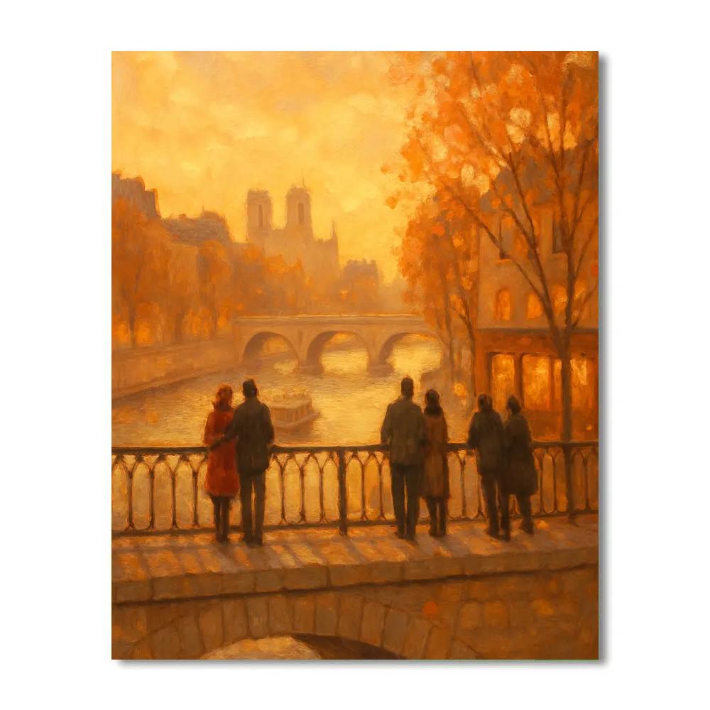 Golden Bridge Windowview Numbered painting kits