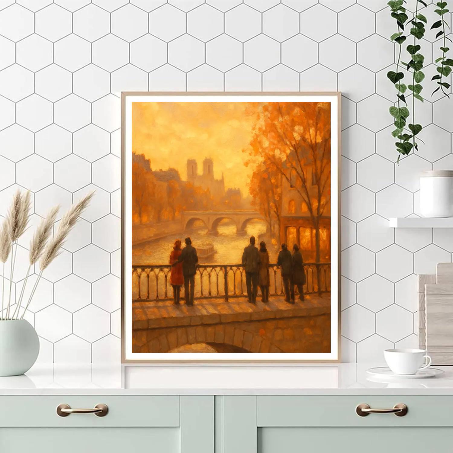Golden Bridge Windowview Numbered painting kits