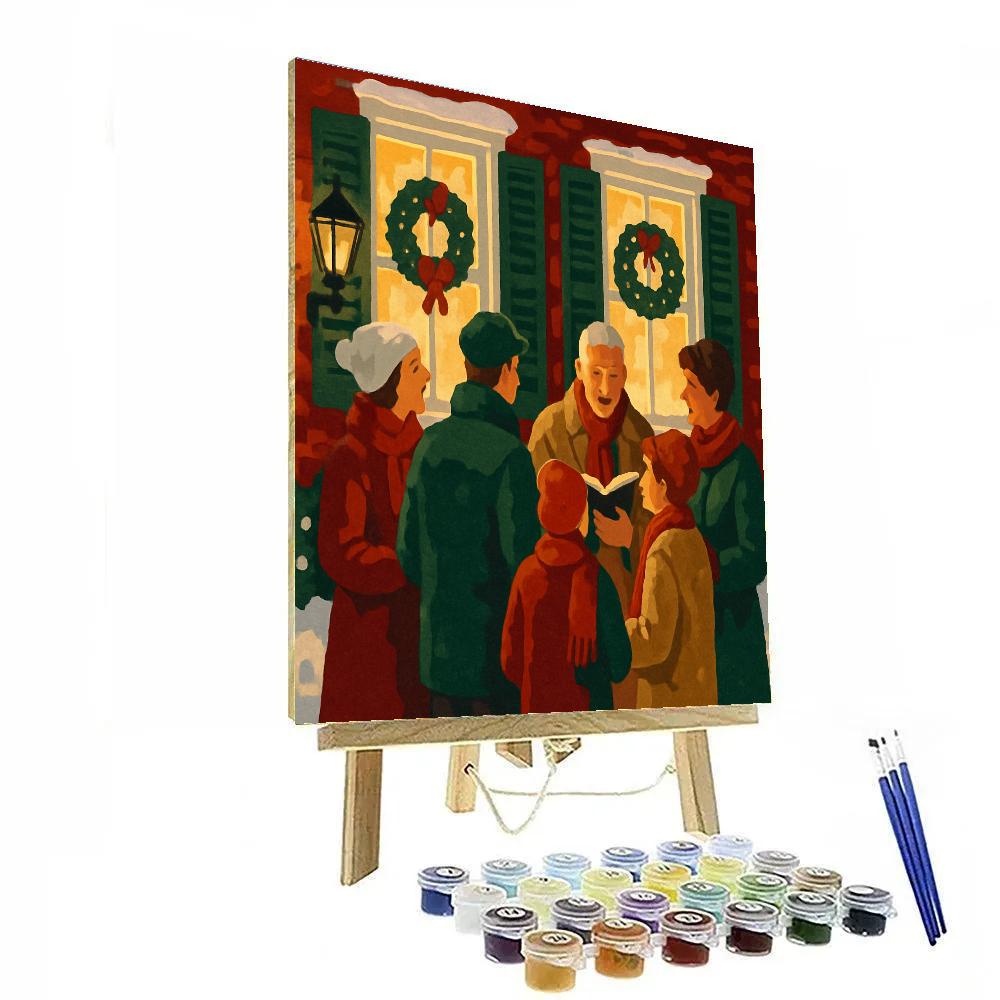Window Glow Carols Number painting