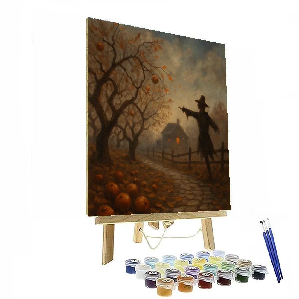 Haunted Orchard At Dusk Paint by numbers kits