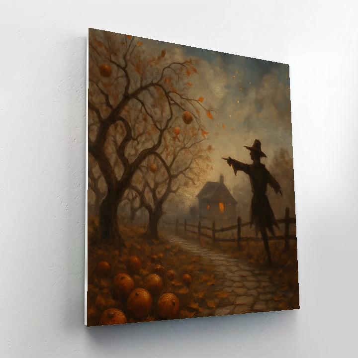 Haunted Orchard At Dusk Paint by numbers kits