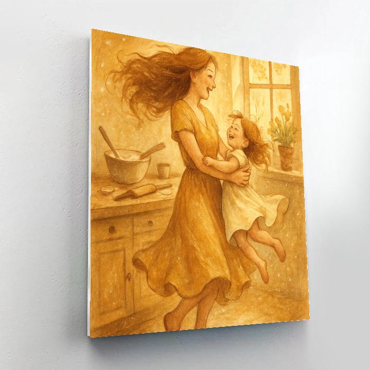 Kitchen Dance With Mama paint by numbers