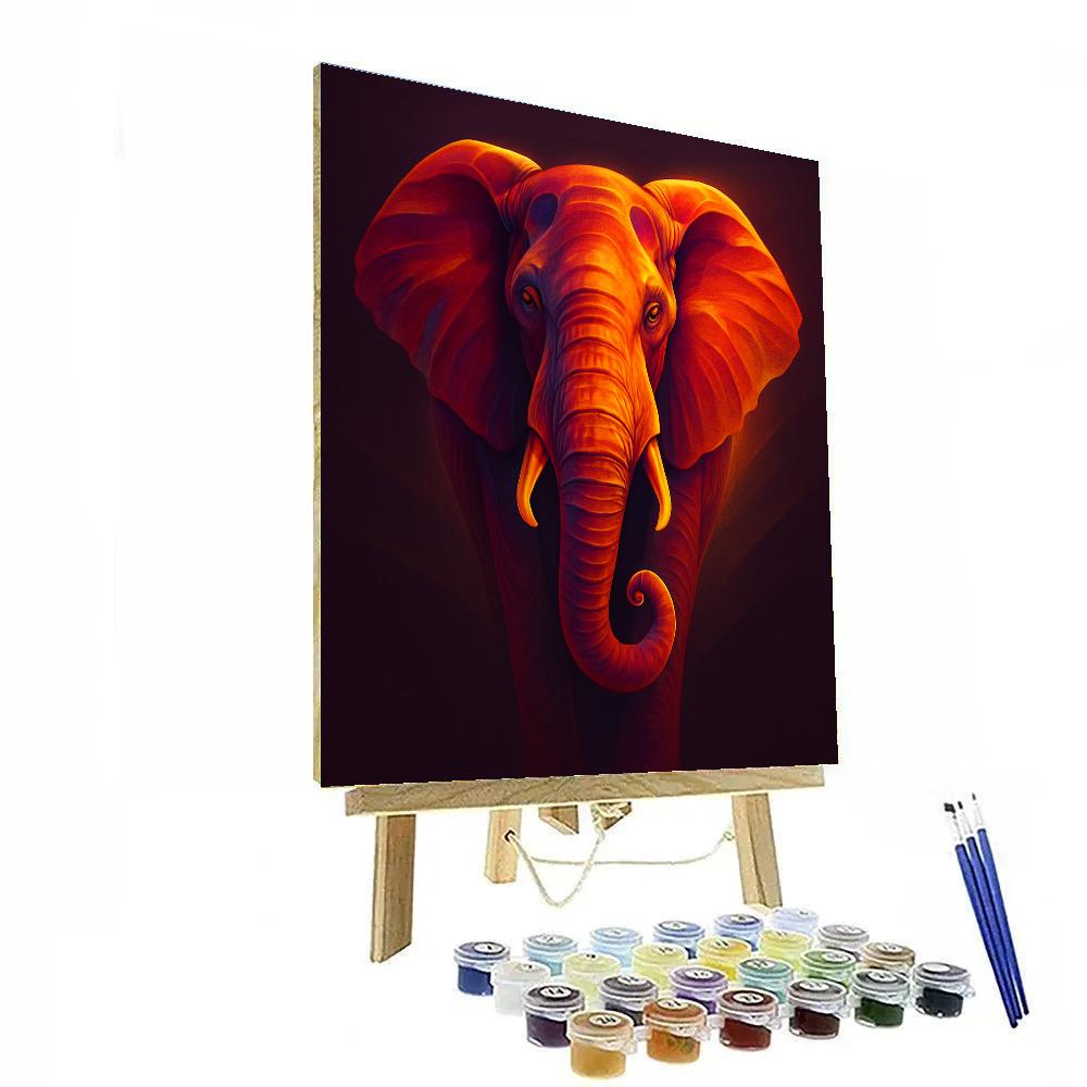 Chromatic Elephant Majesty painting number kit