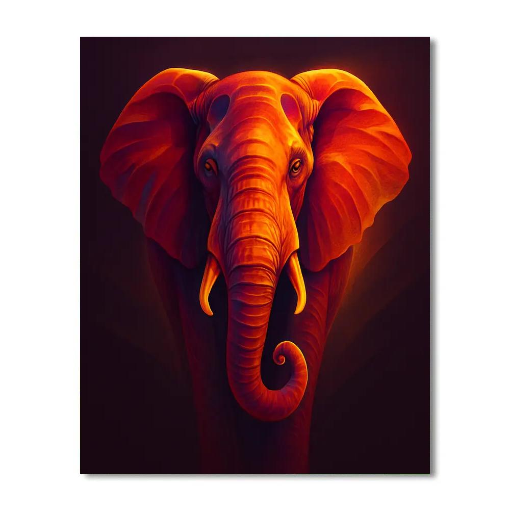 Chromatic Elephant Majesty painting number kit