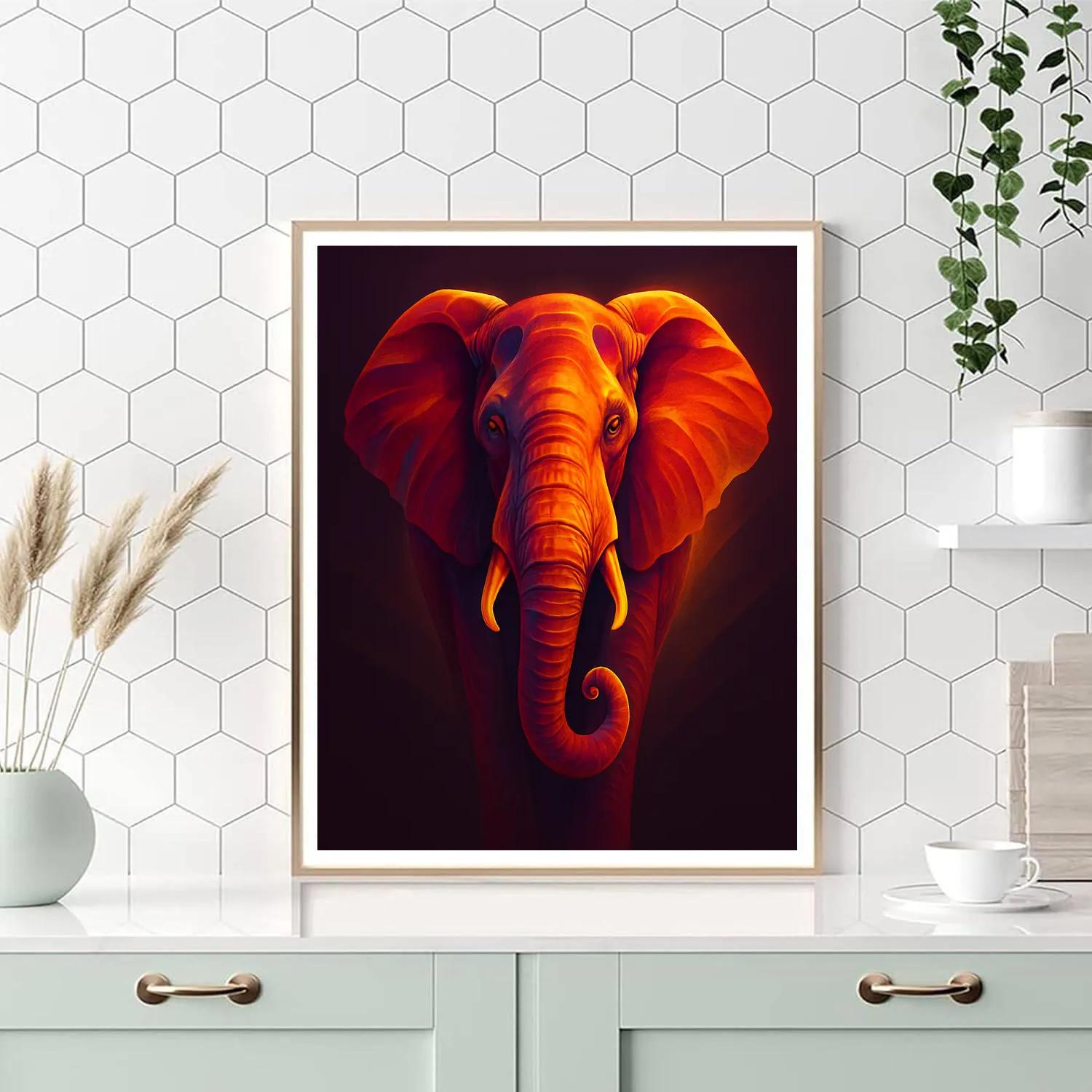 Chromatic Elephant Majesty painting number kit