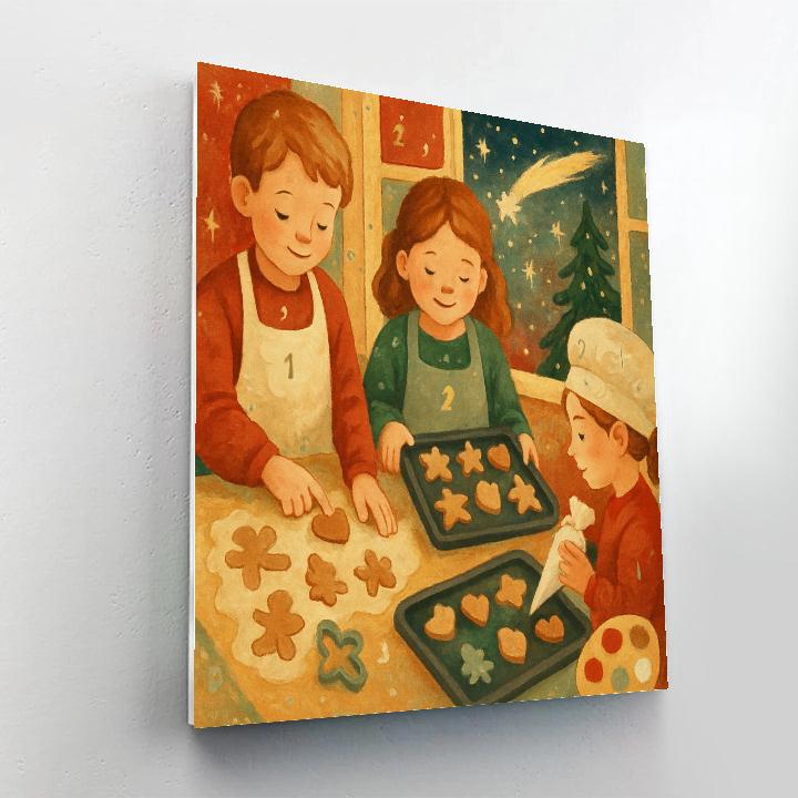 Cookies For The Comet Numbered painting kits