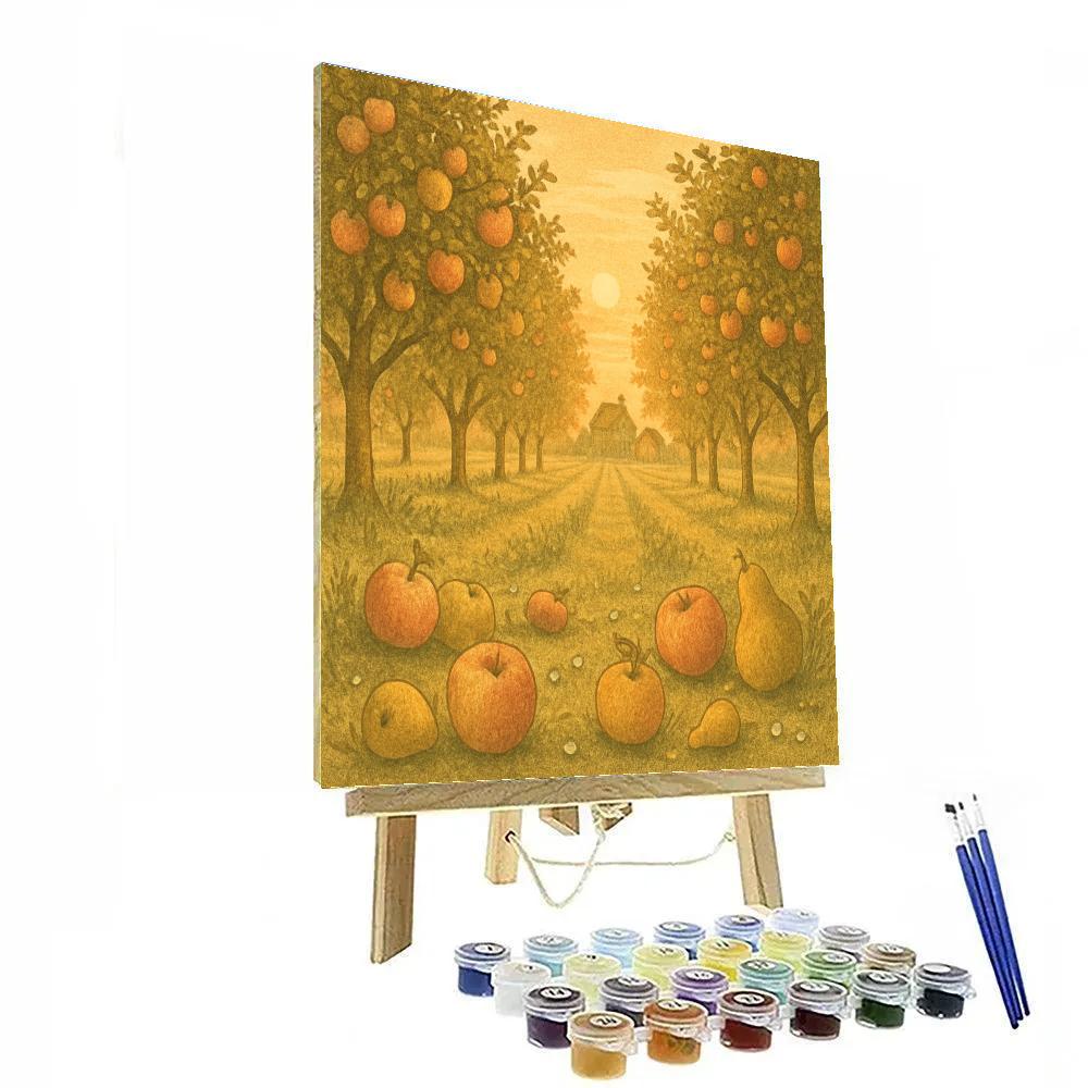 Orchard Of Toasted Morning paint by color