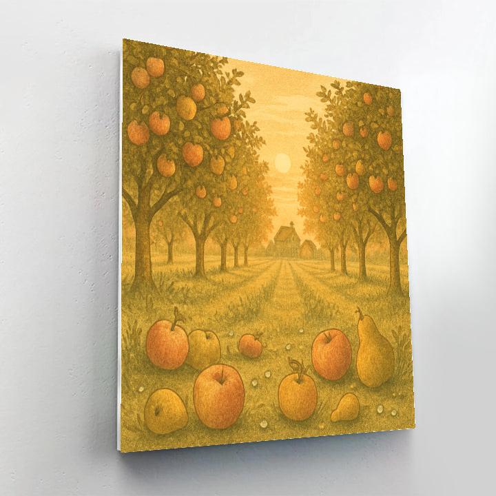 Orchard Of Toasted Morning paint by color