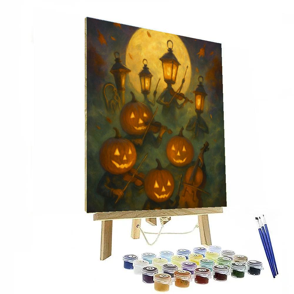 Harvest Moon Lantern Orchestra Numbered painting kits