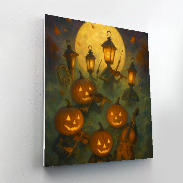 Harvest Moon Lantern Orchestra Numbered painting kits