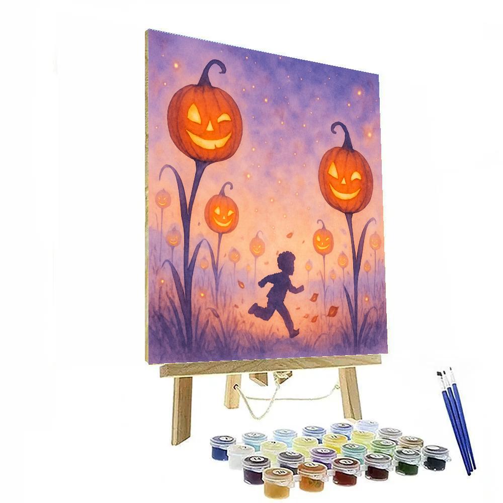 Lantern Field Of Whispering Stalks Paint by numbers art