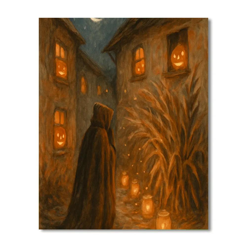 Candlelit Hollow Storybook Lane paint by number