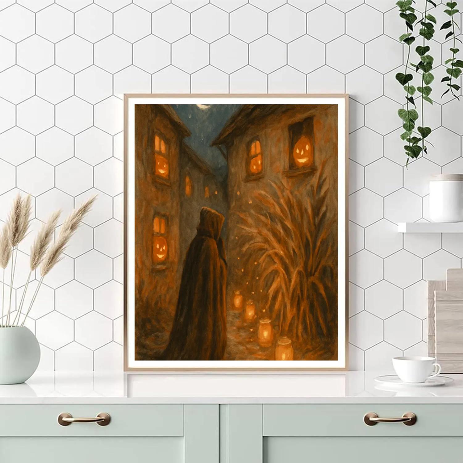 Candlelit Hollow Storybook Lane paint by number
