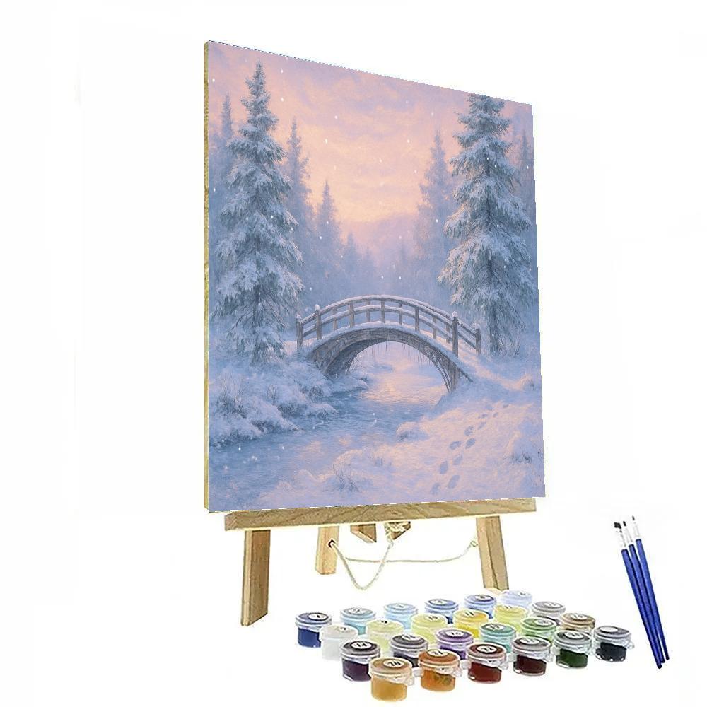 Silent Pines Winter Tranquility paint by color