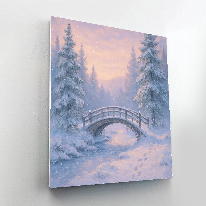 Silent Pines Winter Tranquility paint by color