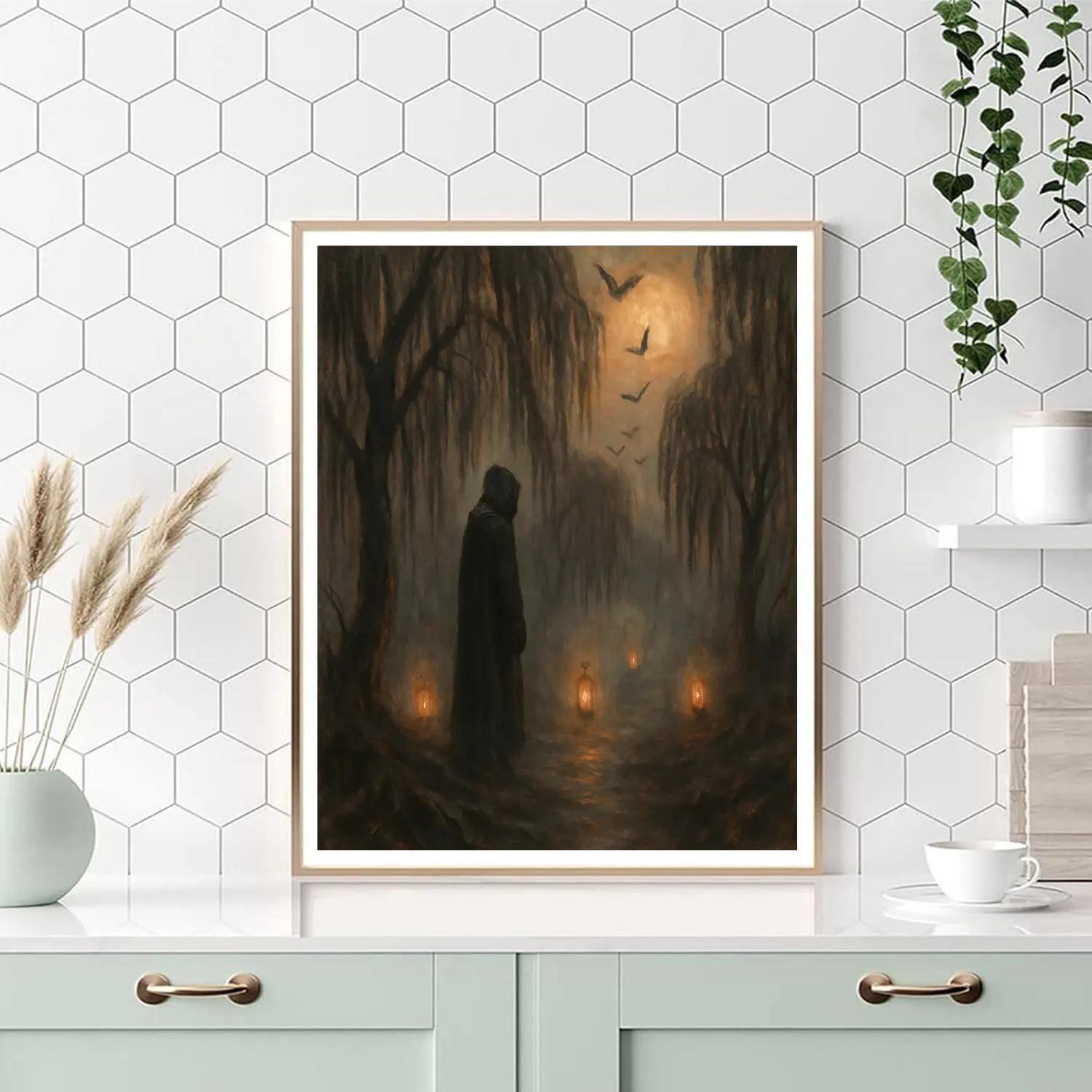 Fogbound Willow Lane DIY paint by numbers