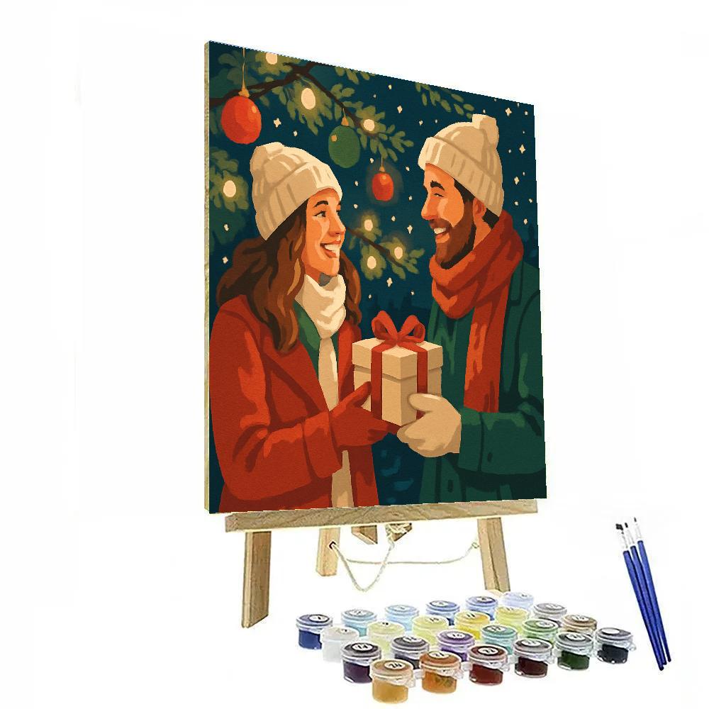 Starry Night Ornament Exchange paint by number
