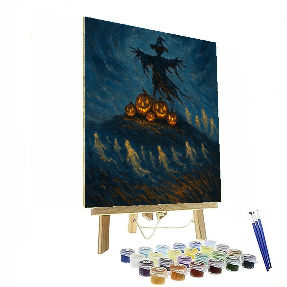 Gallows Hill Storybook Night paint by numbers