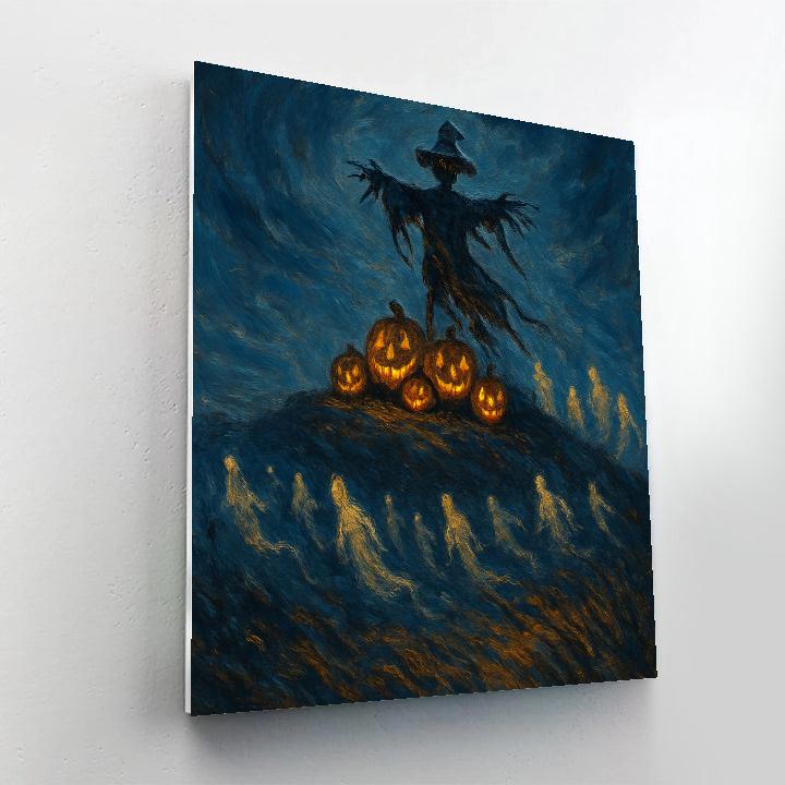 Gallows Hill Storybook Night paint by numbers