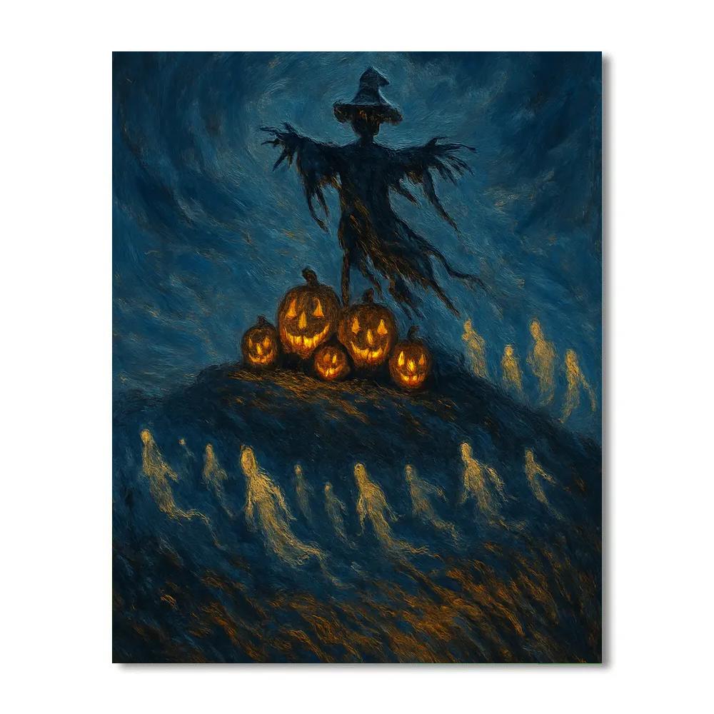 Gallows Hill Storybook Night paint by numbers