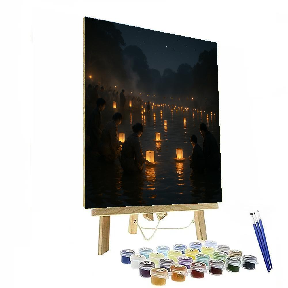 Lantern Floating Memorial Paint by numbers art