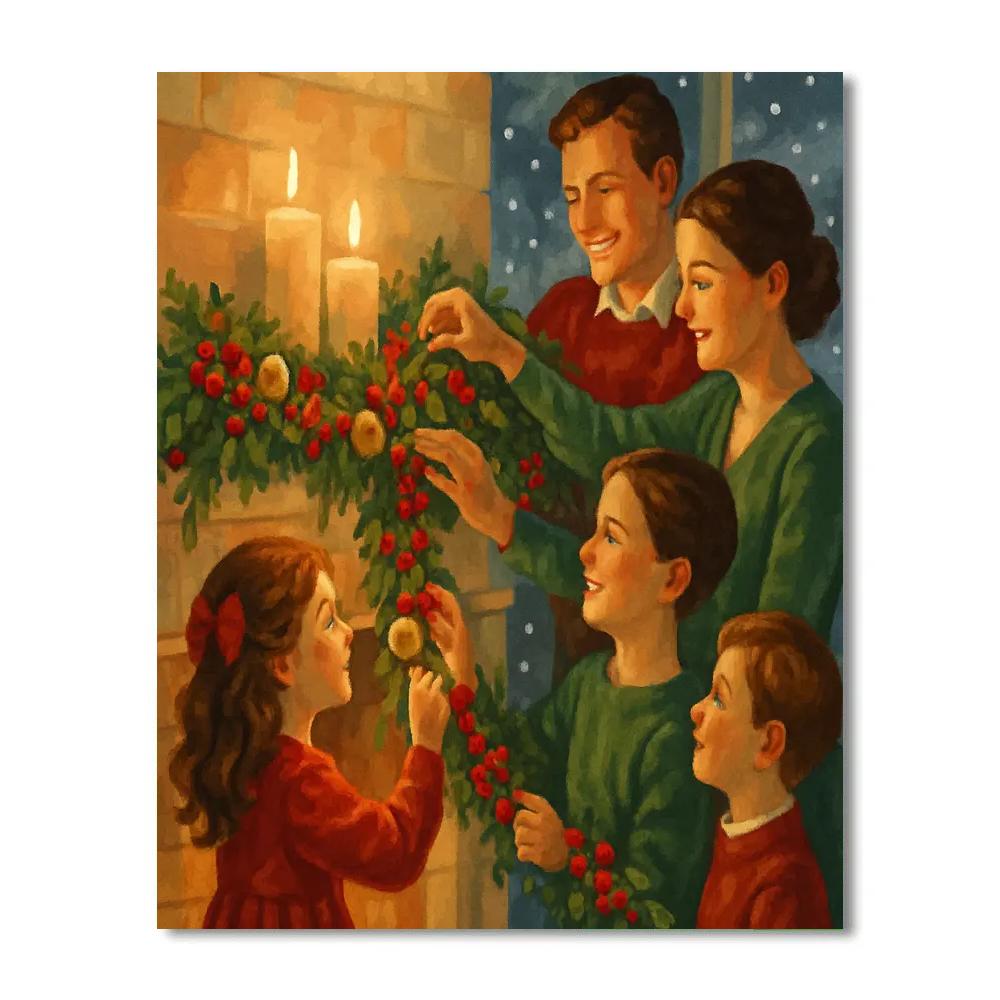 Garland Glow Celebration painting number kit