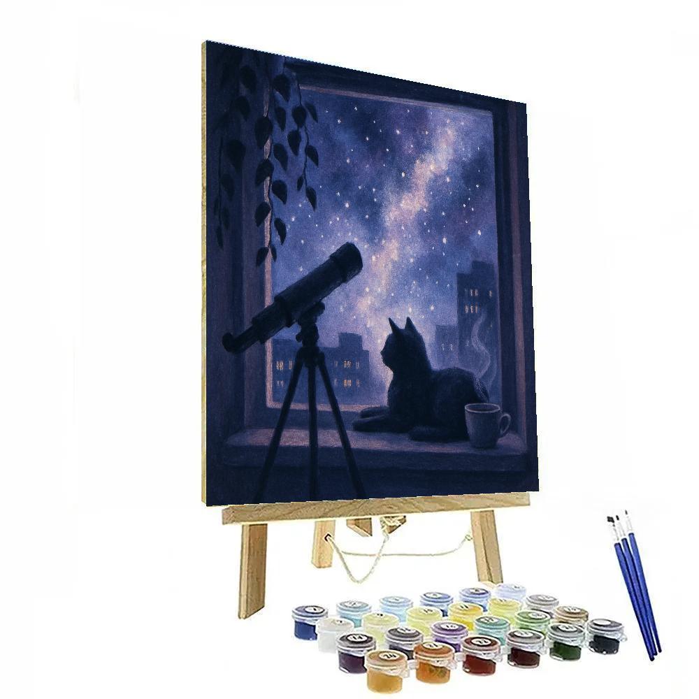 Cat Nebula Whiskers Paint by numbers kits