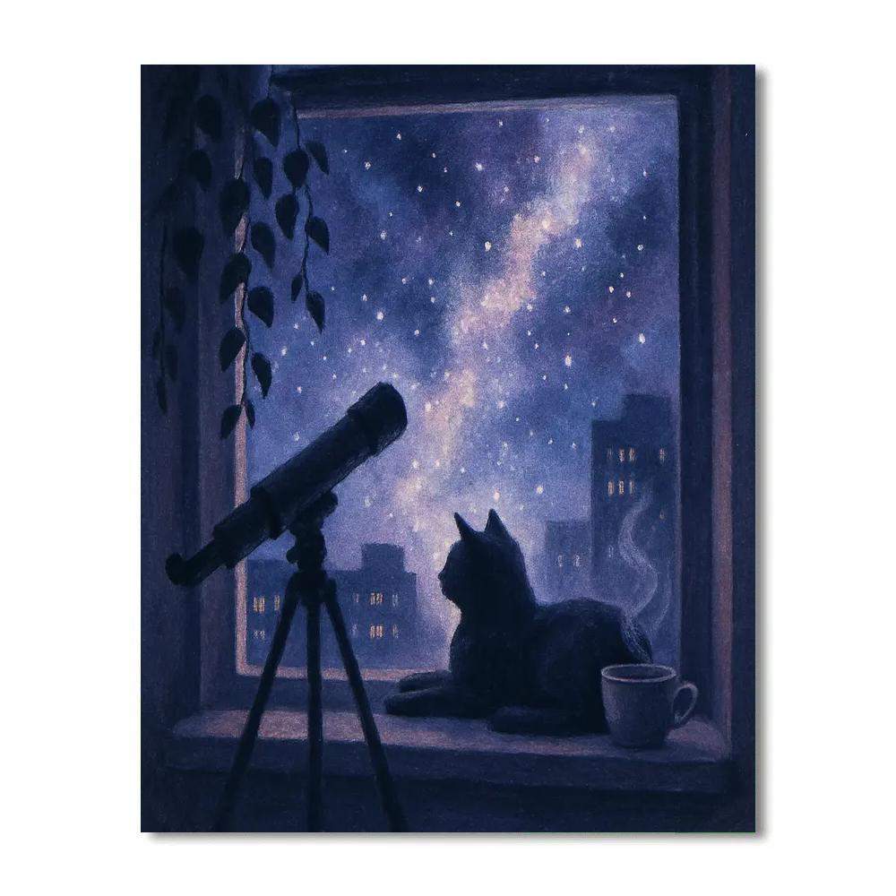 Cat Nebula Whiskers Paint by numbers kits