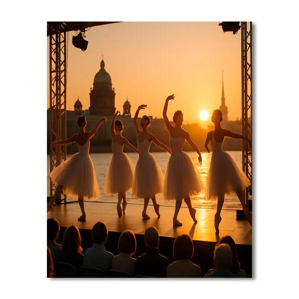 White Nights Ballet Festival Painting by numbers kit