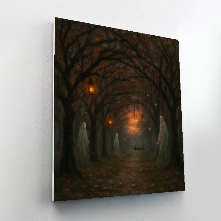 Spectral Orchard Pathway Numbered painting kits
