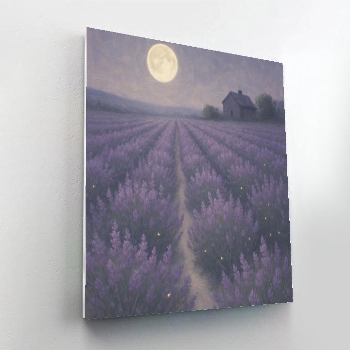 Lavender Moon Fields paint by color
