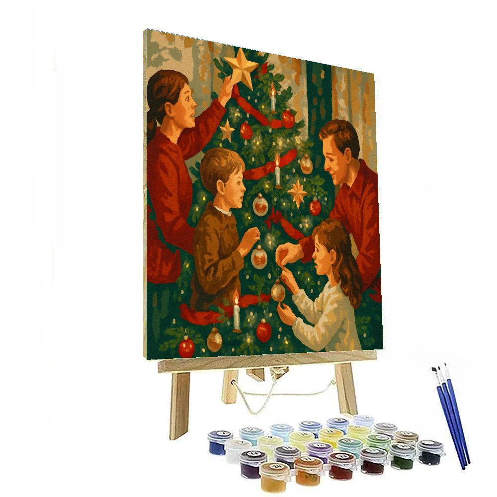 Trimming Time Traditions Paint by numbers art