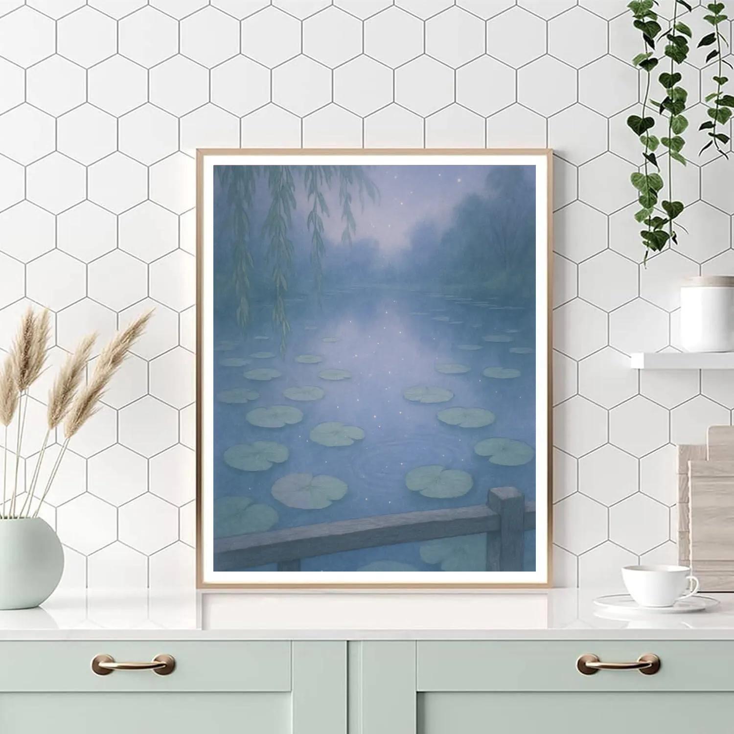 Monet Water Garden Cosmos Paint by numbers kits