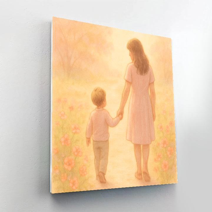 Holding Hands Through The Years Painting by numbers kit