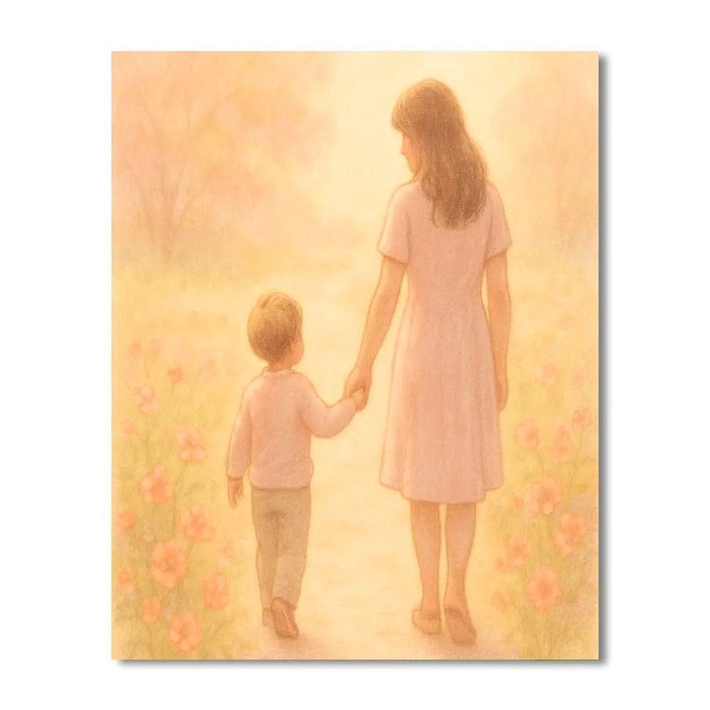 Holding Hands Through The Years Painting by numbers kit