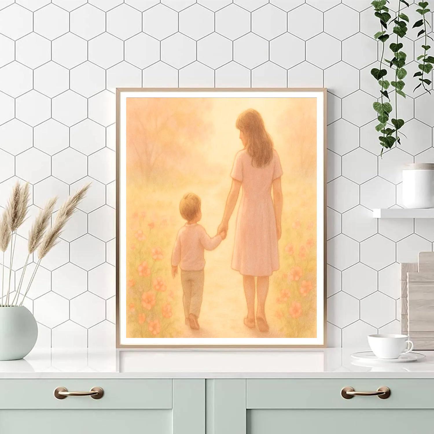 Holding Hands Through The Years Painting by numbers kit