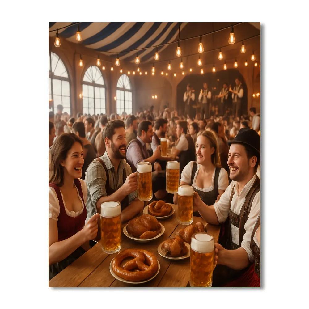 Oktoberfest Traditional Bavarian Celebration Paint by numbers kits