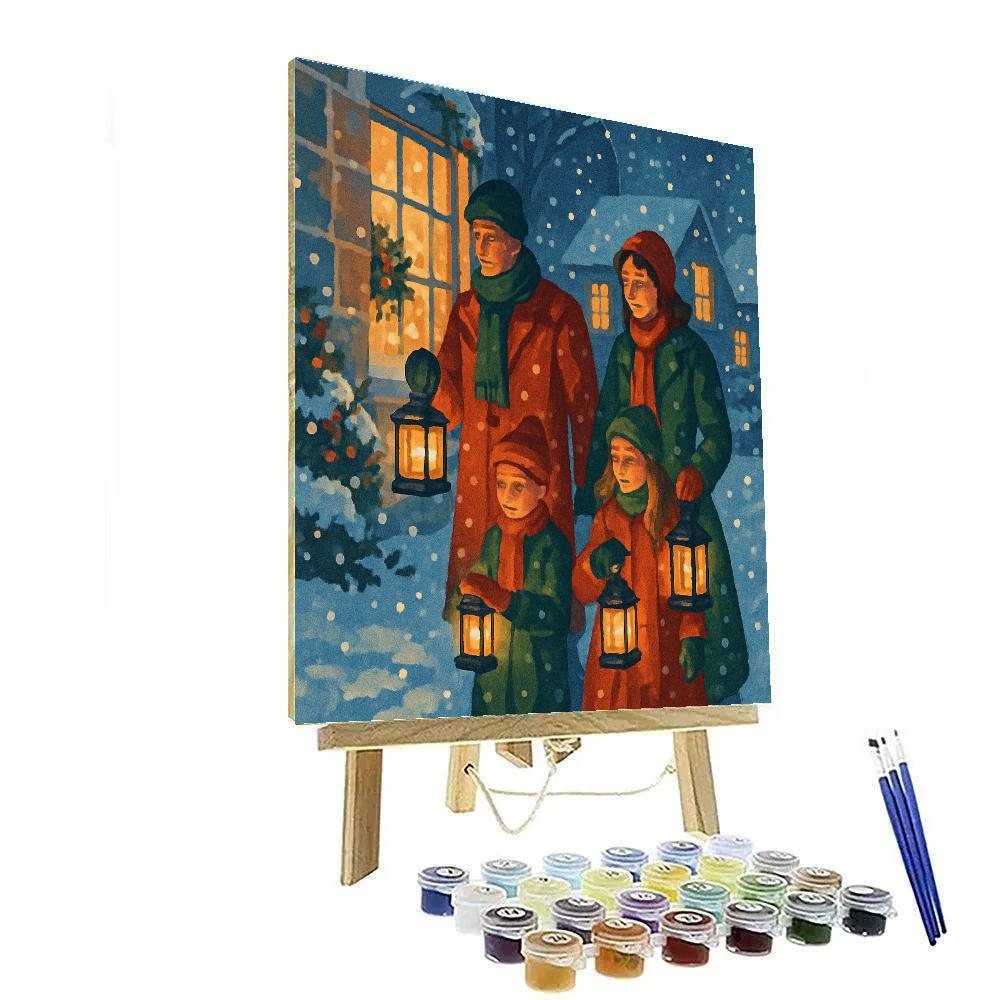 Lantern Light Memories Painting by numbers kit