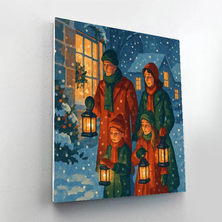Lantern Light Memories Painting by numbers kit