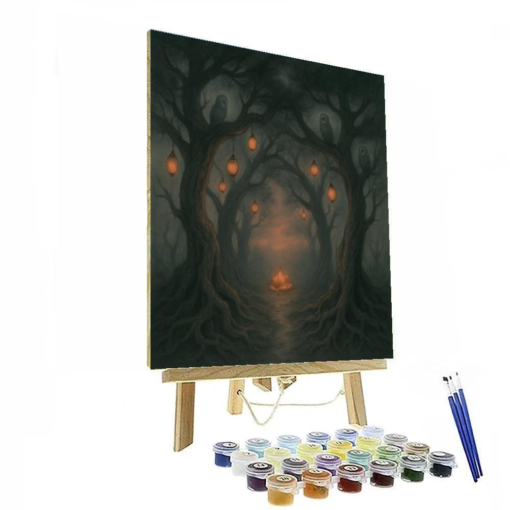 Twisted Pine Watch Paint by numbers art