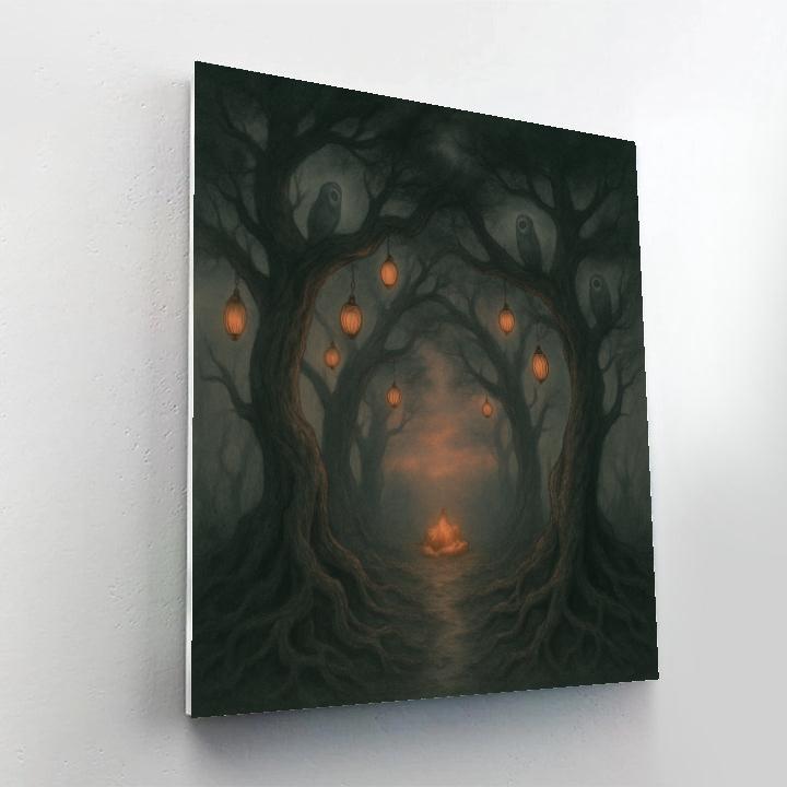 Twisted Pine Watch Paint by numbers art