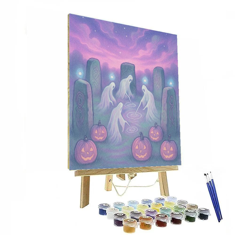 Echoes In The Stone Circle paint by color